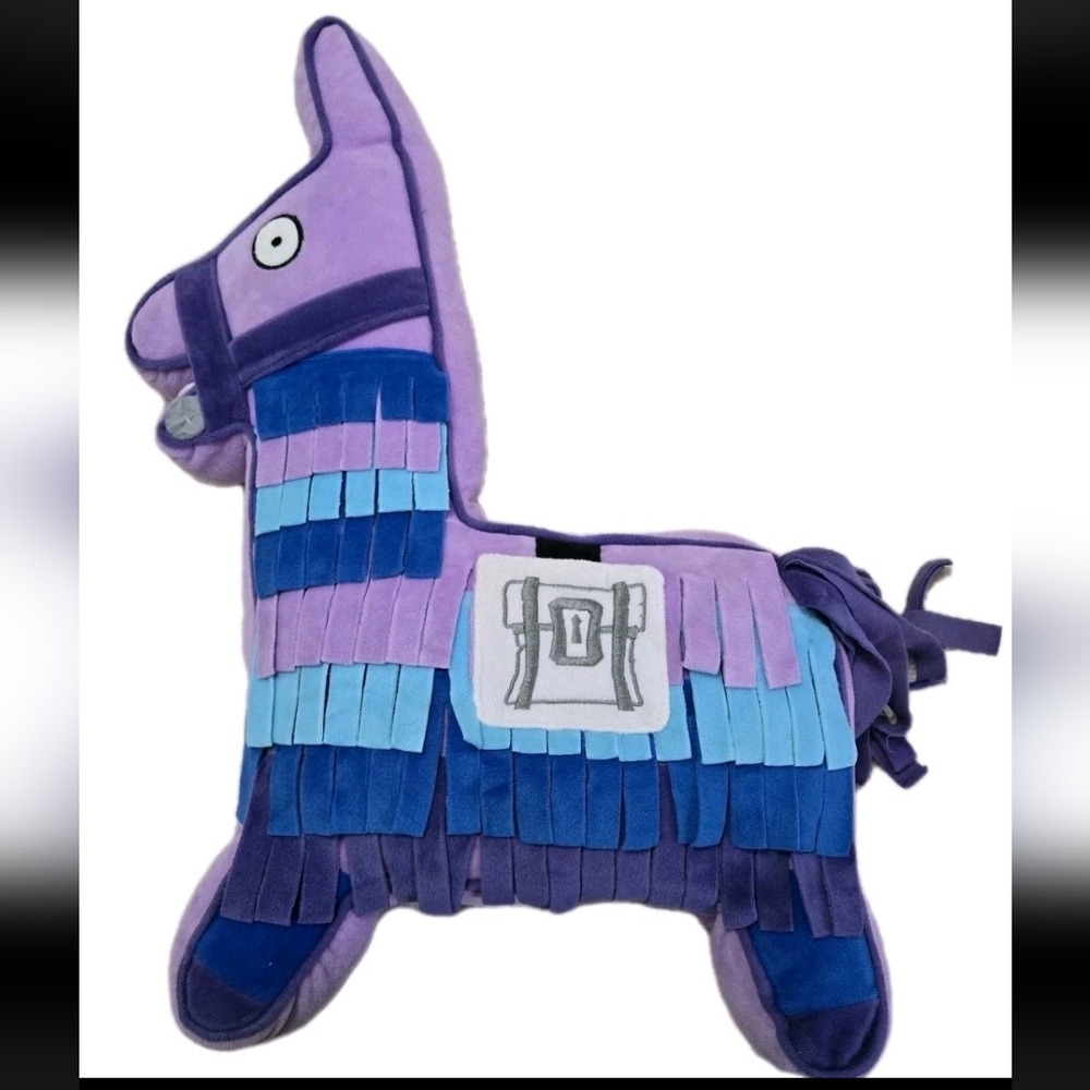 Fortnite Loot Llama Plush Pillow Large Purple Decorative Llama Piñata Soft